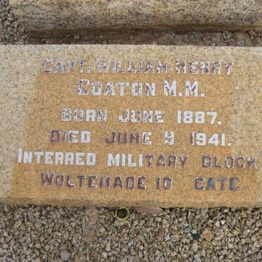 COATON W.H. 1887-1941