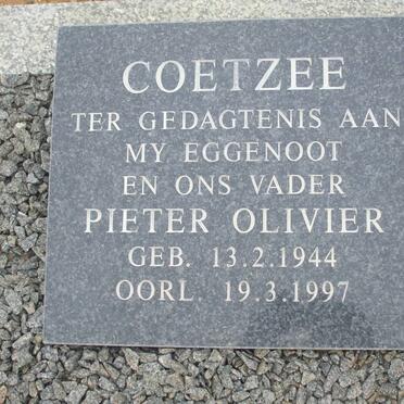 COETZEE Pieter Olivier 1944-1997