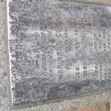 COETZEE Catharina J. 1886-1941