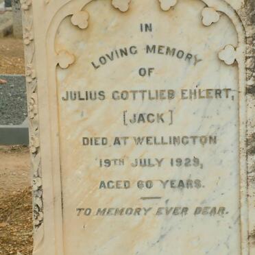 EHLERT Julius Gottlieb -1929