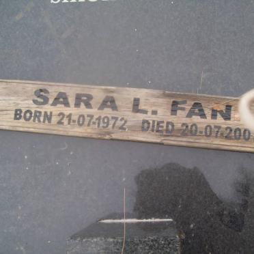FANI Sara L. 1972-2007