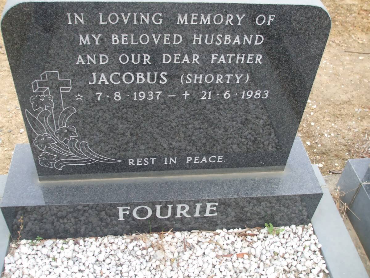 FOURIE Jacobus 1937-1983