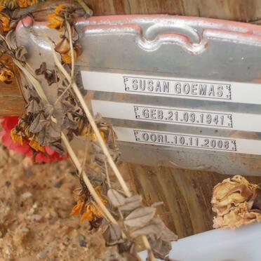 GOEMAS Susan 1941-2008
