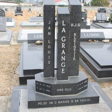 GRANGE Jan Louis, la 1925-1991 &amp; S.J.S. 1923-1998