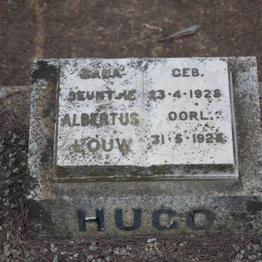 HUGO Albertus Louw 1928-1928