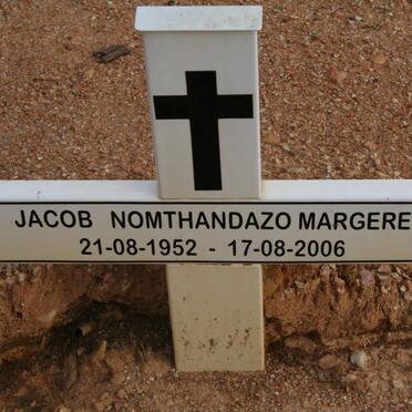 JACOB Nomthandazo Margeret 1952-2006