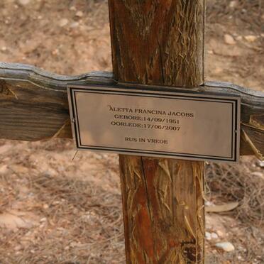 JACOBS Aletta Francina 1951-2007