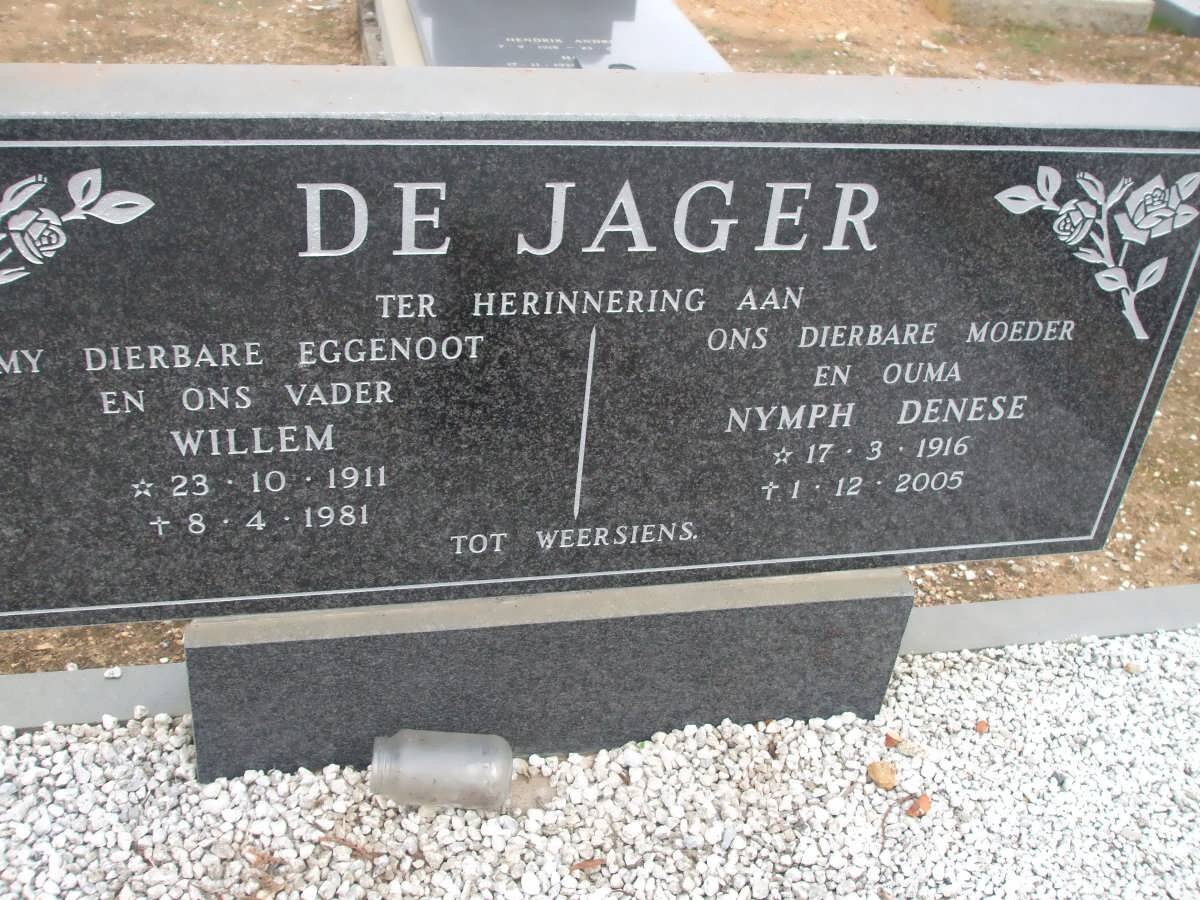 JAGER Willem, de 1911-1981 &amp; Nymph Denese 1916-2005
