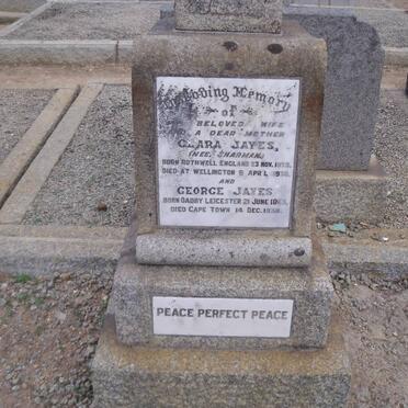 JAYES George 1863-1938 &amp; Clara SHARMAN 1873-1930