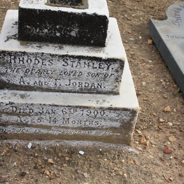 JORDAN Rhodes Stanley -1900