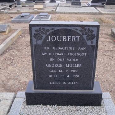 JOUBERT George Muller 1908-1981