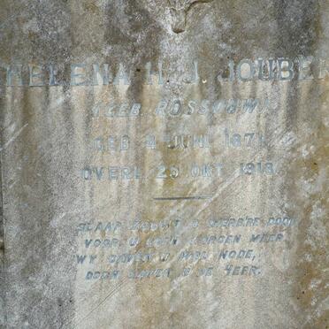 JOUBERT Helena H.J. 1871-1918