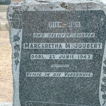 JOUBERT Margaretha M. -1943