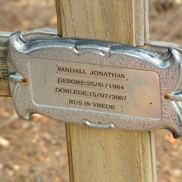 JONATHAN Randall 1984-2007