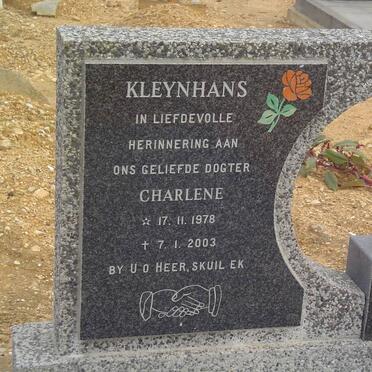 KLEYNHANS Charlene 1978-2003