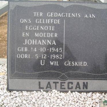 LATEGAN Johanna 1945-1982