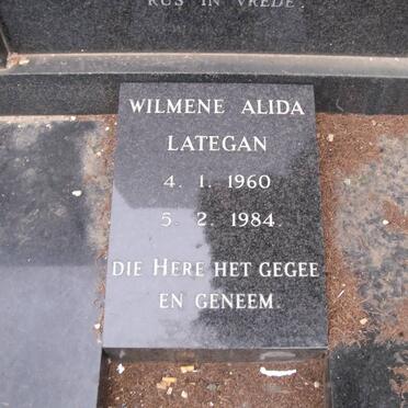 LATEGAN Adriaan 1928-1972 &amp; Phoebe Wilhelmina 1928-1998 :: LATEGAN Wilmene Alida 1960-1984