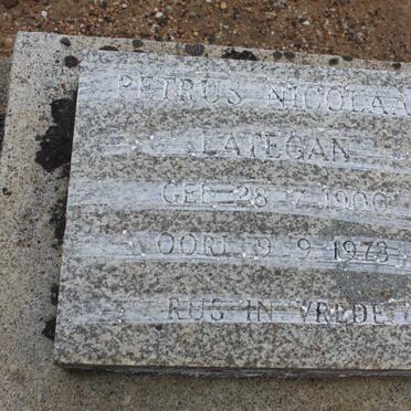 LATEGAN Petrus Nicolaas 1900-1978