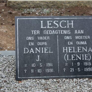 LESCH Daniel J. 1911-1991 &amp; Helena 1919-1996