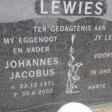 LEWIES Johannes Jacobus 1971-2002