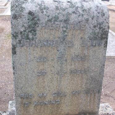 LOUW Johanna C. 1885-1950