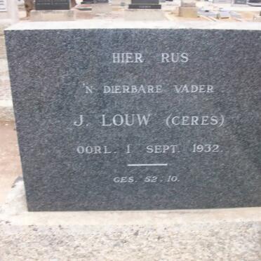 LOUW J. -1932