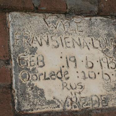 LOUW Fransiena 1933-2004