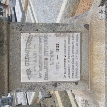 LOUW Jacob Stefanus 1870-1935 &amp; Elizabeth Francina Debora BOSMAN 1869-1943