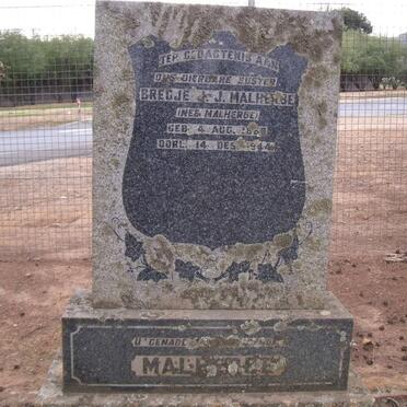 MALHERBE Bregje J.J. nee MALHERBE 18??-1944