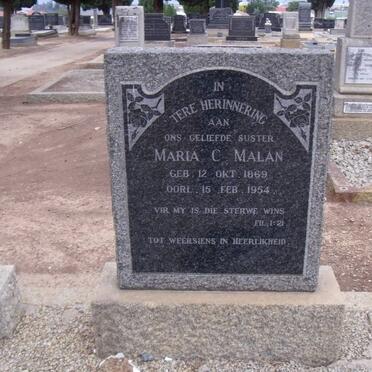 MALAN Maria C. 1869-1954