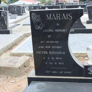 MARAIS Pieter Rossouw 1934-1975
