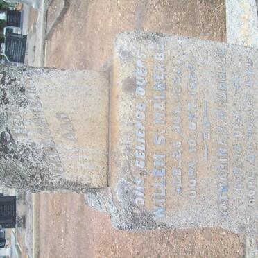 MALHERBE Willem S. 18?9-1923 &amp; Catharina J. 1895-1921