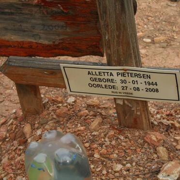 PIETERSEN Alletta 1944-2008