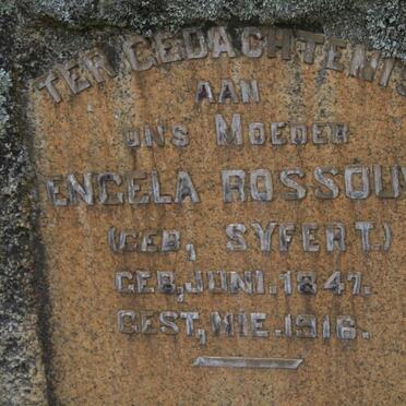 ROSSOUW Engela nee SYFERT 1847-1916