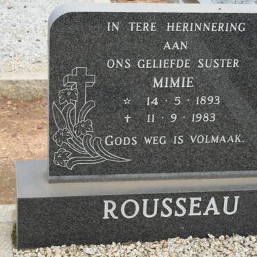 ROUSSEAU Mimie 1893-1983