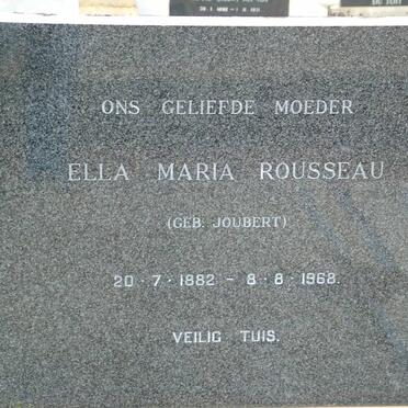 ROUSSEAU Ella Maria nee JOUBERT 1882-1968