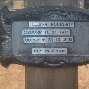 ROBINSON Helena 1914-2002