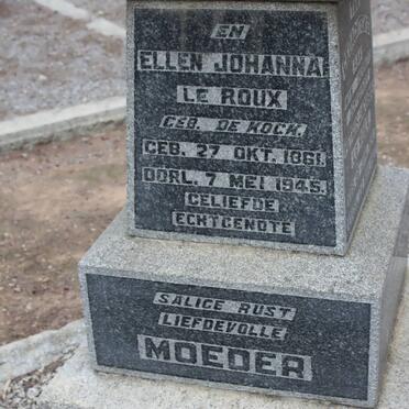 ROUX Ellen Johanna, le 1861-1945