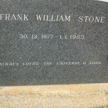 STONE Frank William 1877-1953