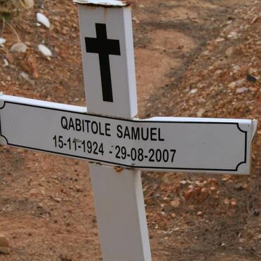 SAMUEL Qabitole 1924-2007