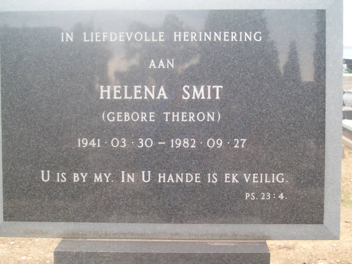 SMIT Helena nee THERON 1941-1982