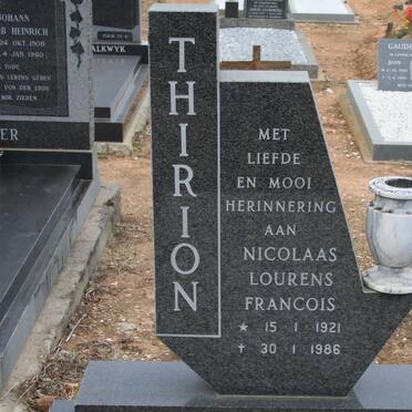 THIRION Nicolaas Lourens Francois 1921-1986