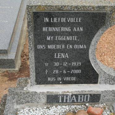 THABO Lena 1939-2000