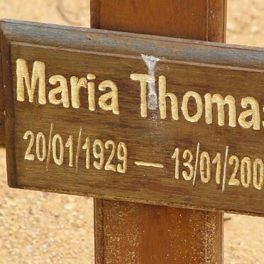 THOMAS Maria 1929-2007