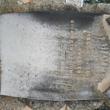 TOIT Maggie, du nee BRESLER -1911