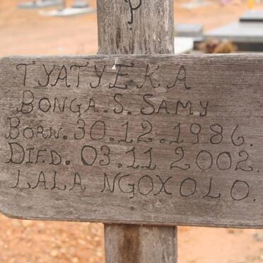 TYATYEKA Bonga.S. Samy 1986-2002