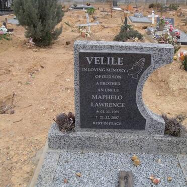 VELILE Maphelo Lawrence 1989-2007