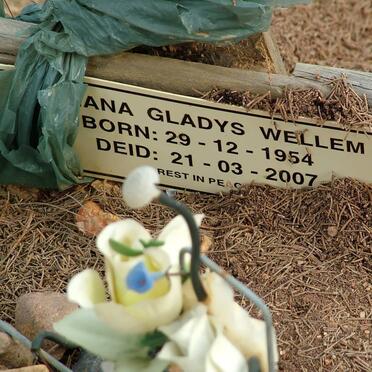 WELLEM ?ana Gladys 1954-2007