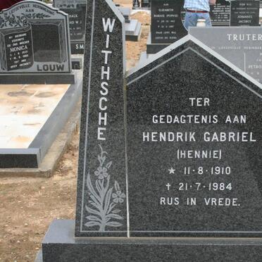 WITHSCHE Hendrik Gabriel 1910-1984