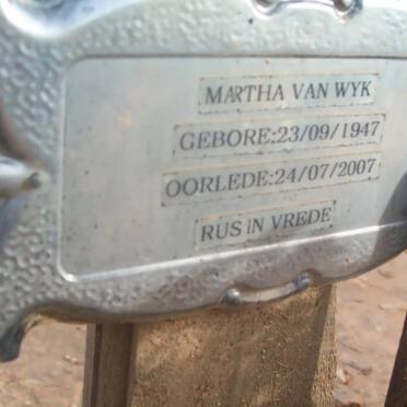 WYK Martha, van 1947-2007